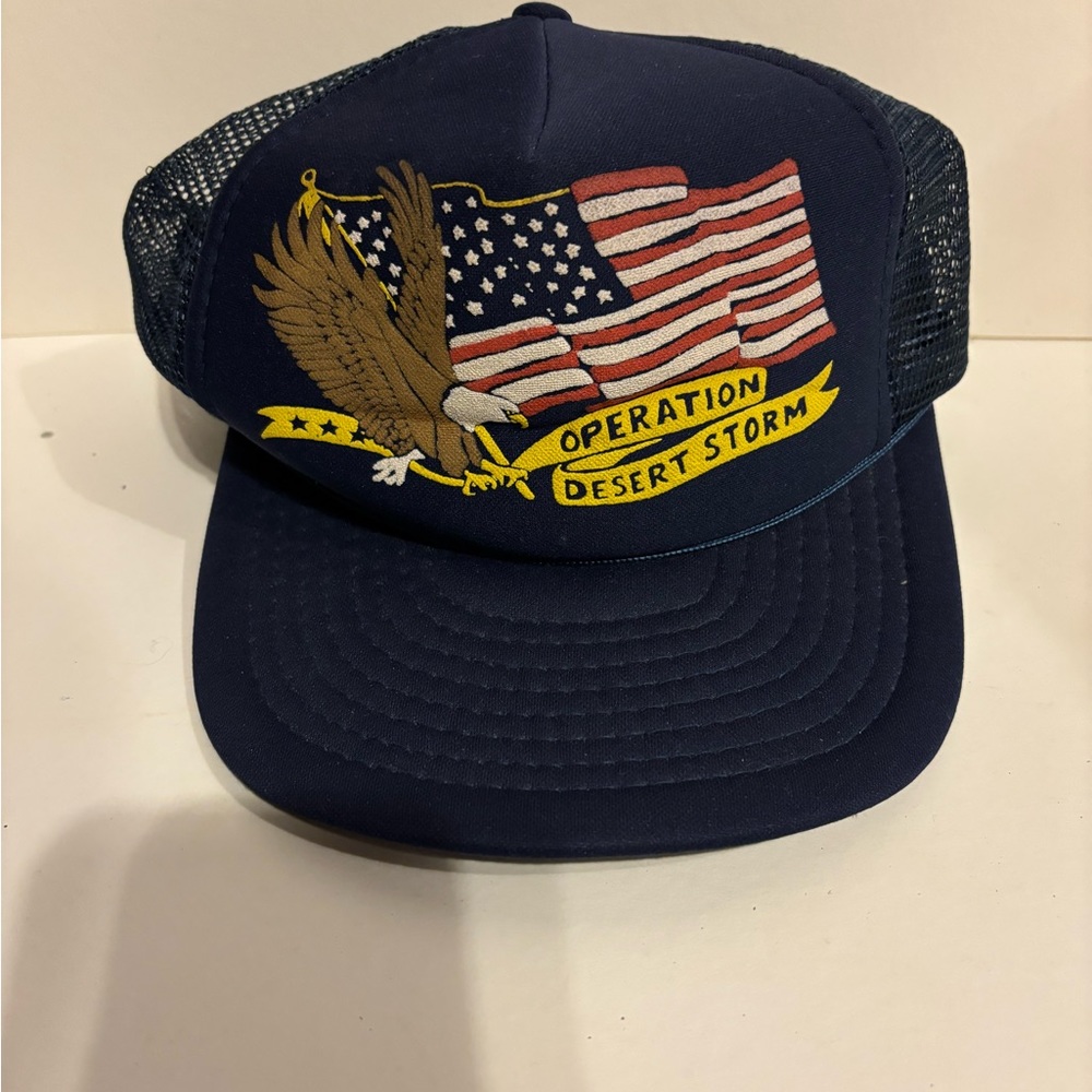 Vintage Operation Desert Storm trucker hat